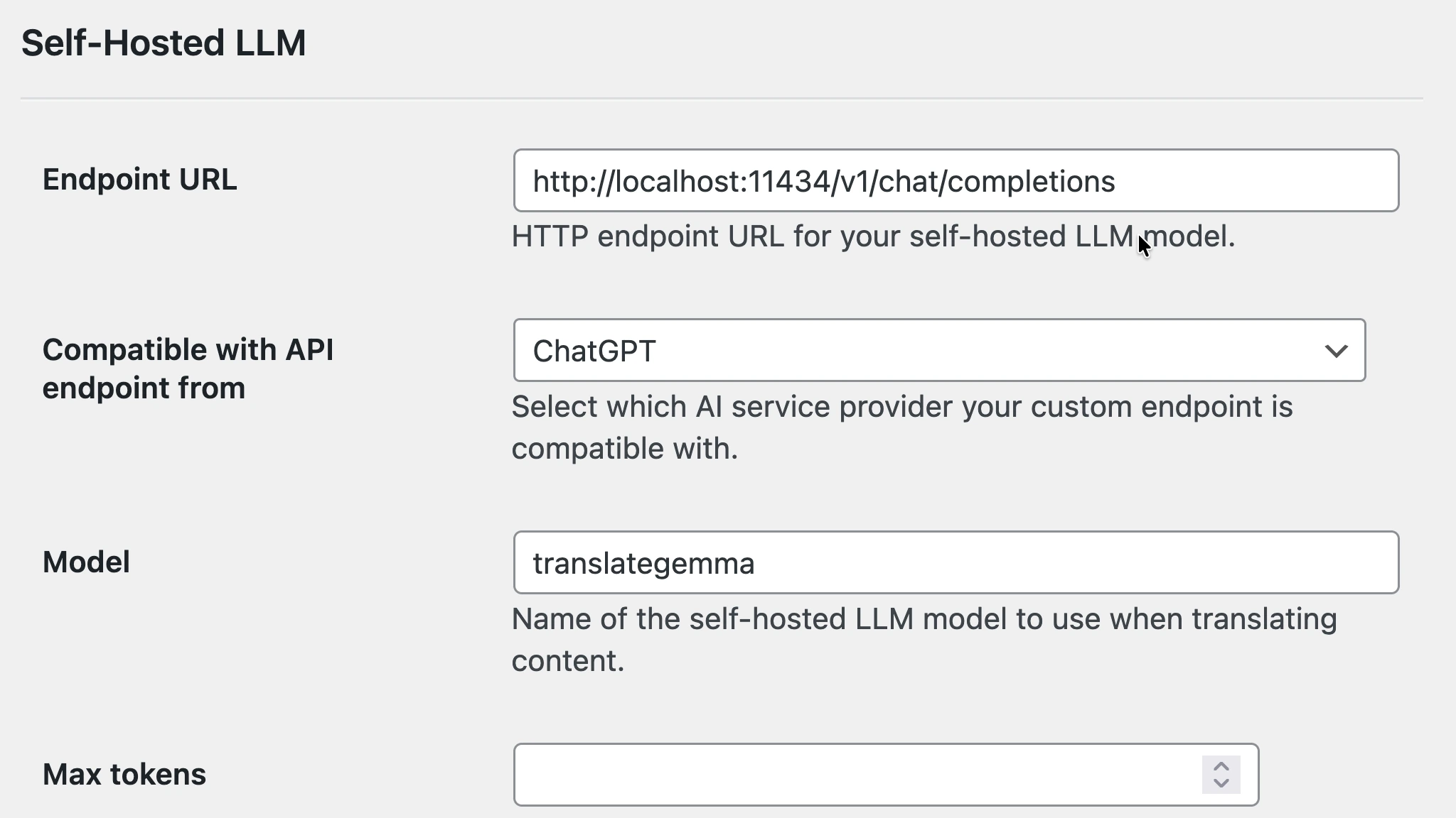 Self-hosted LLMs